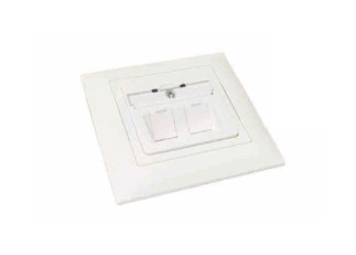 EcoLine Set de montage ENC/CDA „EDIZIOdue„ avec sortie inclinée