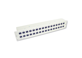 Panneau 19“, T+T, 32x RJ45 UTP, 2UH