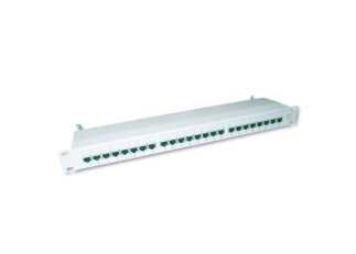 Panneau 19 pouces, T+T, 24xRJ45 (3x8), STP, 1UH