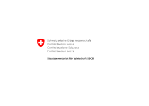 Staatssekretariat für Wirtschaft SECO